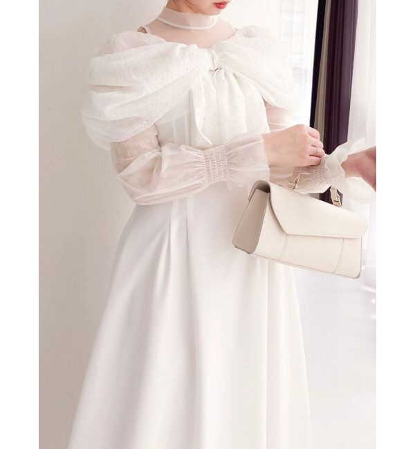 dazzlin「【追加生産分】ビッグリボンドレス」|ドレス|