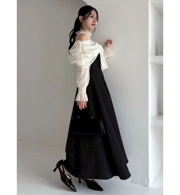 dazzlin「【追加生産分】ビッグリボンドレス」|ドレス|