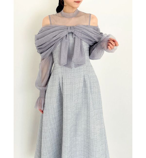 dazzlin「【追加生産分】ビッグリボンドレス」|ドレス|