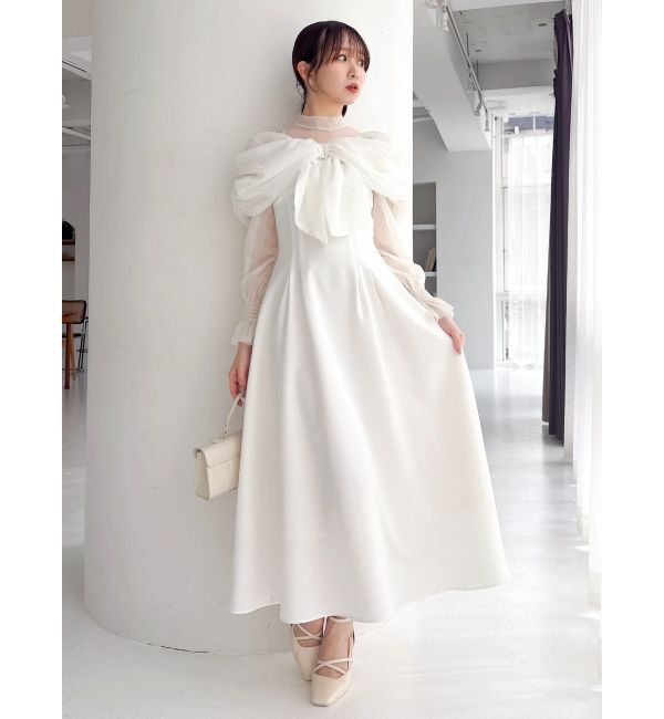 dazzlin「【追加生産分】ビッグリボンドレス」|ドレス|