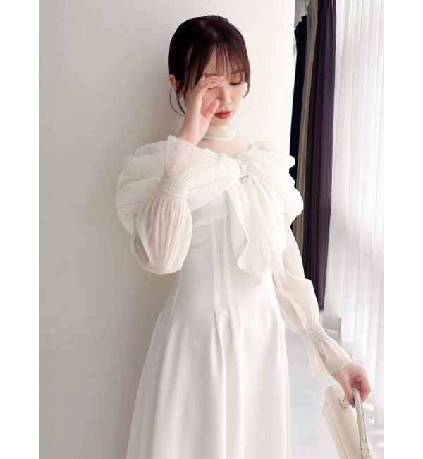 dazzlin「【追加生産分】ビッグリボンドレス」|ドレス|