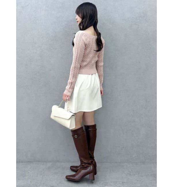 dazzlin「サイドリボンスカパン」|スカート|