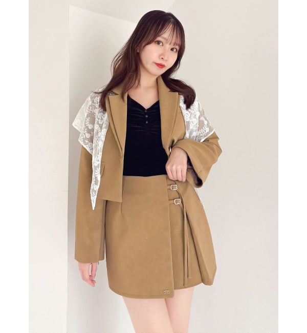 dazzlin「サイドリボンスカパン」|スカート|