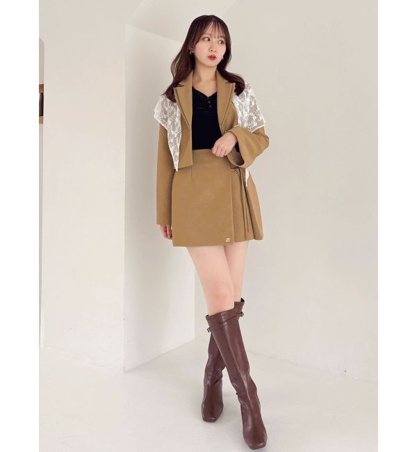 dazzlin「サイドリボンスカパン」|スカート|