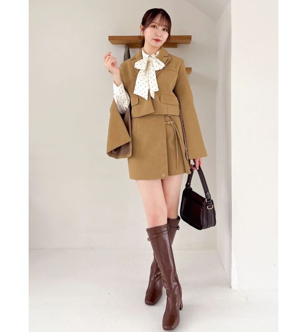 dazzlin「サイドリボンスカパン」|スカート|