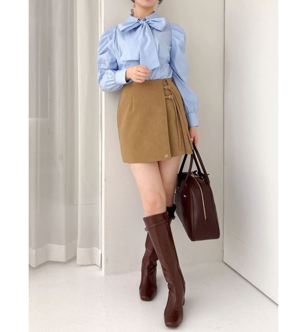 dazzlin「サイドリボンスカパン」|スカート|