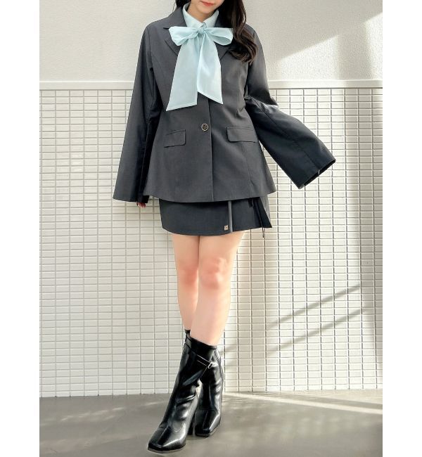 dazzlin「サイドリボンスカパン」|スカート|