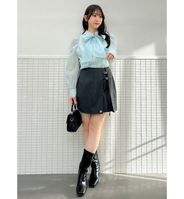 dazzlin「サイドリボンスカパン」|スカート|