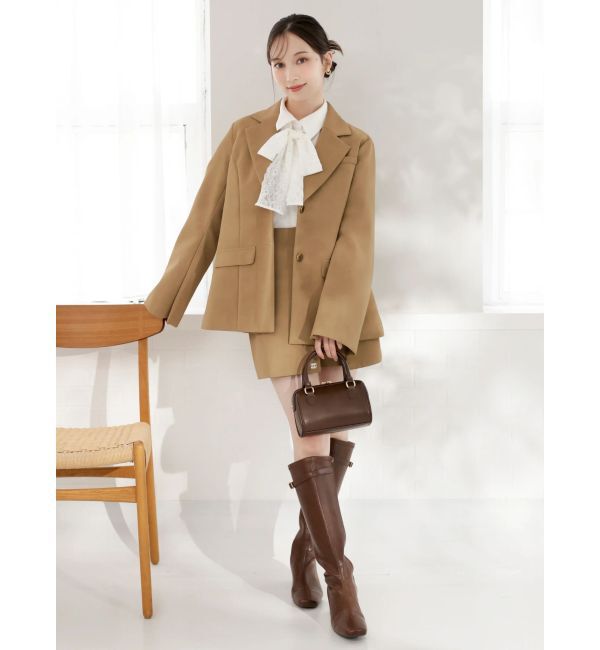 dazzlin「サイドリボンスカパン」|スカート|