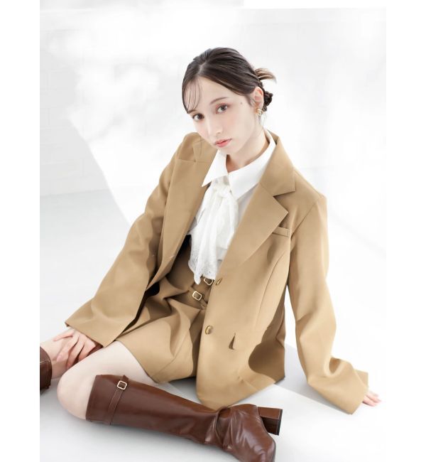 dazzlin「サイドリボンスカパン」|スカート|