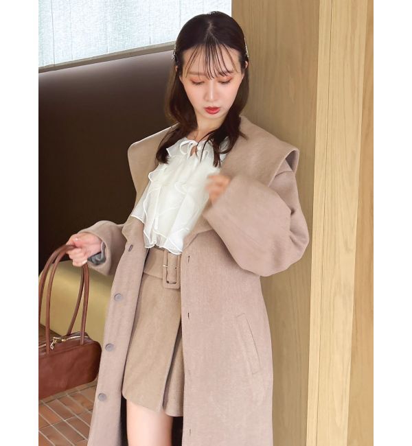 dazzlin「シアーウェーブフリルブラウス」|シャツ・ブラウス|