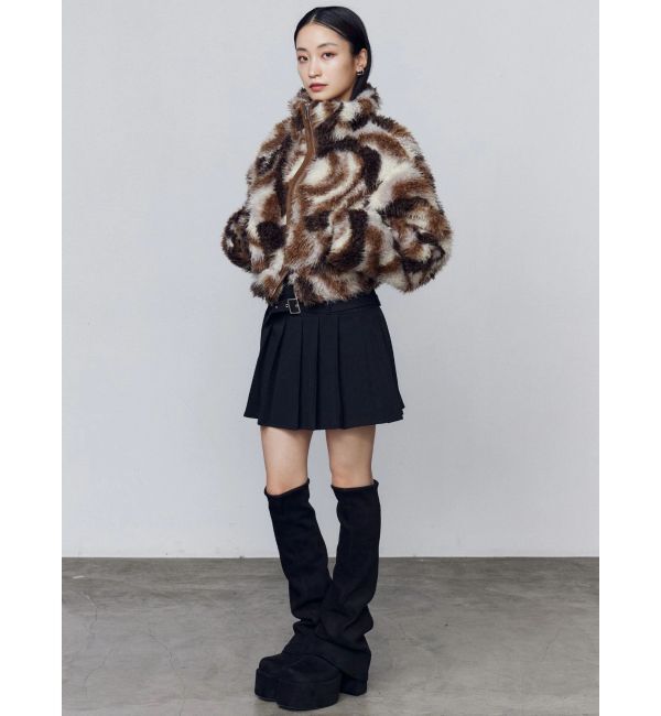 EMODA「ベルトプリーツスカート」|スカート|