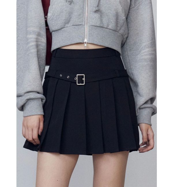 EMODA「ベルトプリーツスカート」|スカート|