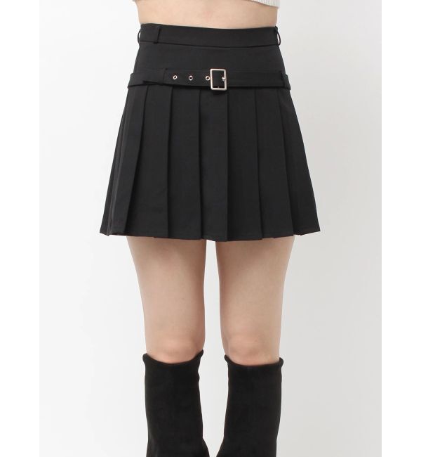 EMODA「ベルトプリーツスカート」|スカート|