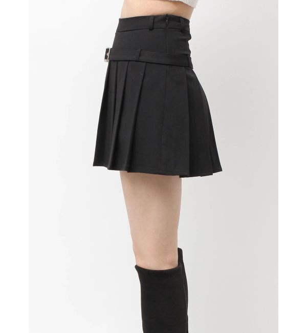 EMODA「ベルトプリーツスカート」|スカート|
