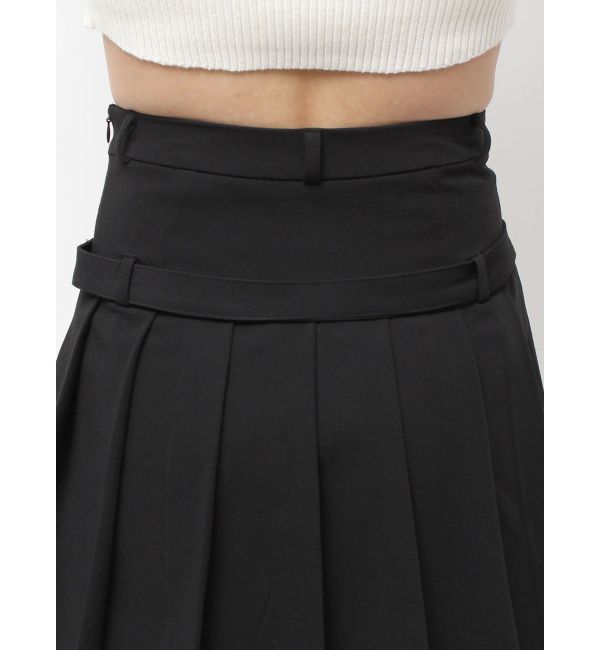 EMODA「ベルトプリーツスカート」|スカート|