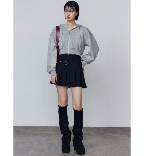 EMODA「ベルトプリーツスカート」|スカート|