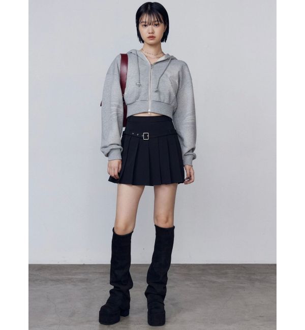 EMODA「ベルトプリーツスカート」|スカート|