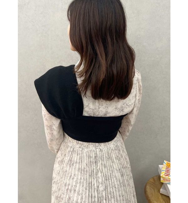 MERCURYDUO「ビッグリボンニットビスチェ」|ニット・セーター|