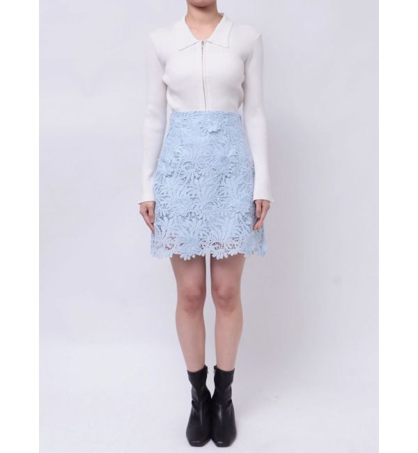 MERCURYDUO「3Dスカラップレースミニスカート」|スカート|