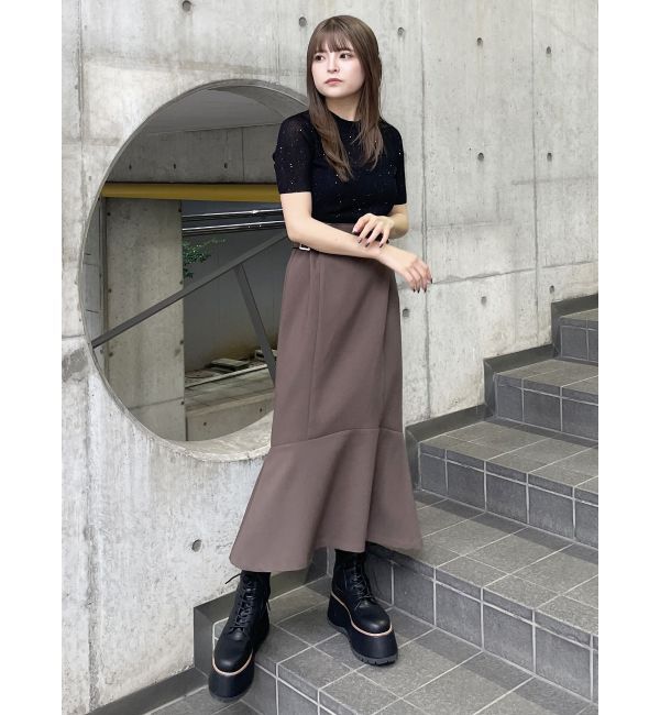 MURUA「サイドベルトマーメイドスカート」|スカート|
