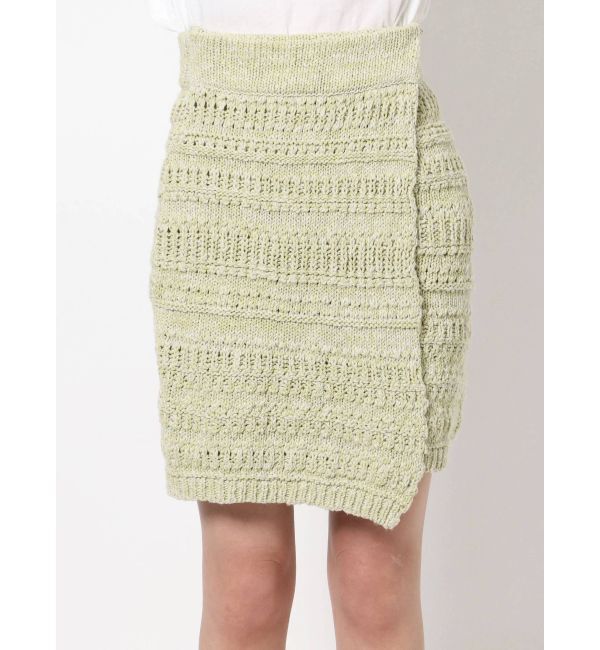 Ungrid「ニットラップミニスカート」|スカート|