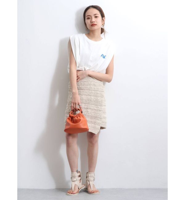 Ungrid「ニットラップミニスカート」|スカート|