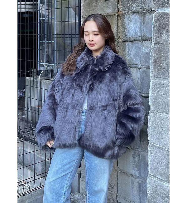 ボリュームデザインファーコート（Ungrid）｜ルミネのファッション通販