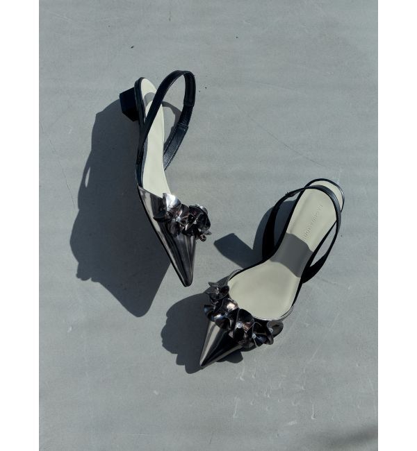 LAGUNAMOON「LADYモチーフパンプス」|パンプス|ブロンズ