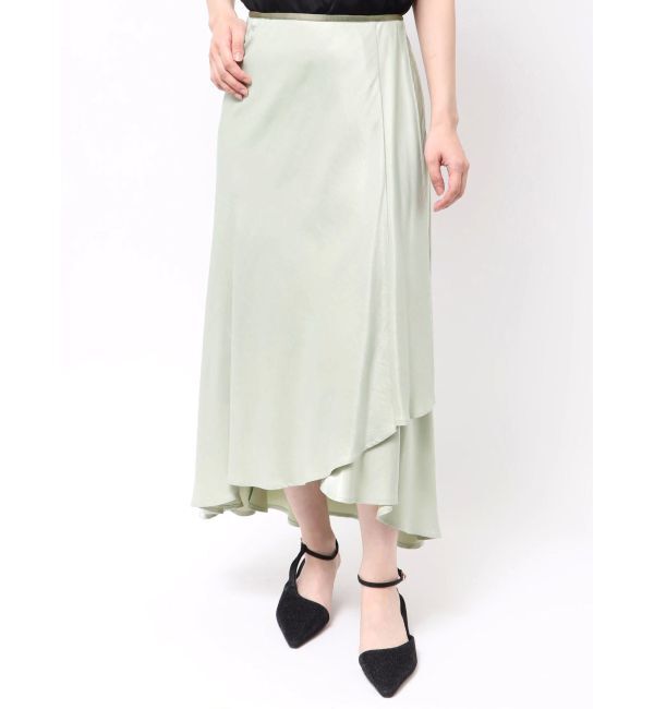 LAGUNAMOON「クロスレイヤードナロースカート」|スカート|