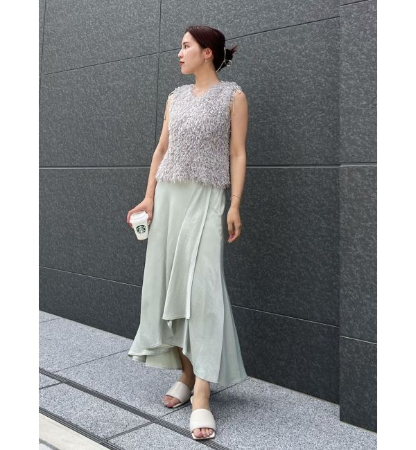 LAGUNAMOON「クロスレイヤードナロースカート」|スカート|