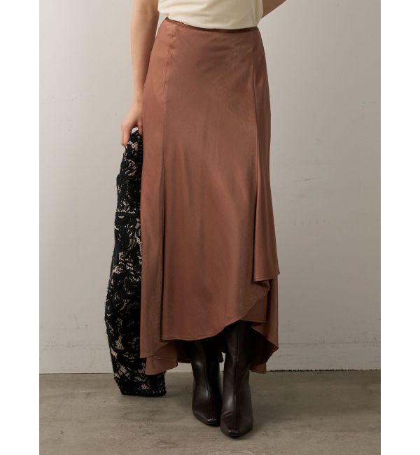 LAGUNAMOON「クロスレイヤードナロースカート」|スカート|