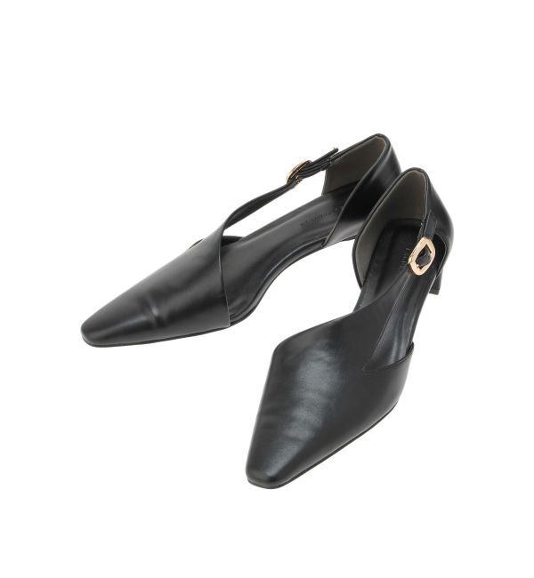 LAGUNAMOON「カットアウトパンプス」|パンプス|ブラック