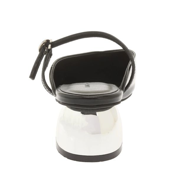 LAGUNAMOON「MODERNカッティングメタルヒールミュール」|パンプス|