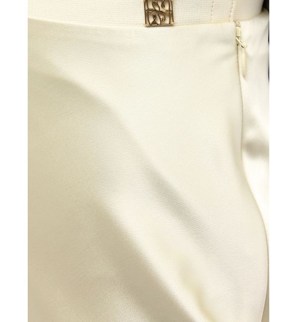 LAGUNAMOON「スリットサテンナロースカート」|スカート|