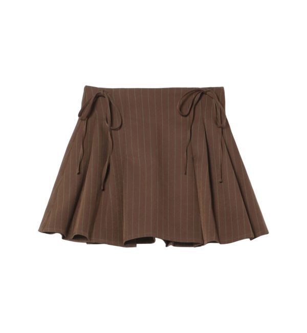jouetie「【FRUITSZIPPER櫻井優衣】リボンプリーツスカート」|スカート|ブラウン