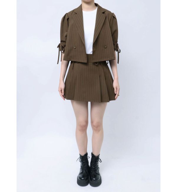 jouetie「【FRUITSZIPPER櫻井優衣】リボンプリーツスカート」|スカート|