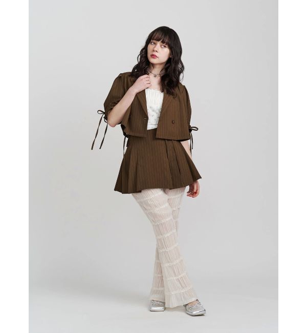 jouetie「【FRUITSZIPPER櫻井優衣】リボンプリーツスカート」|スカート|