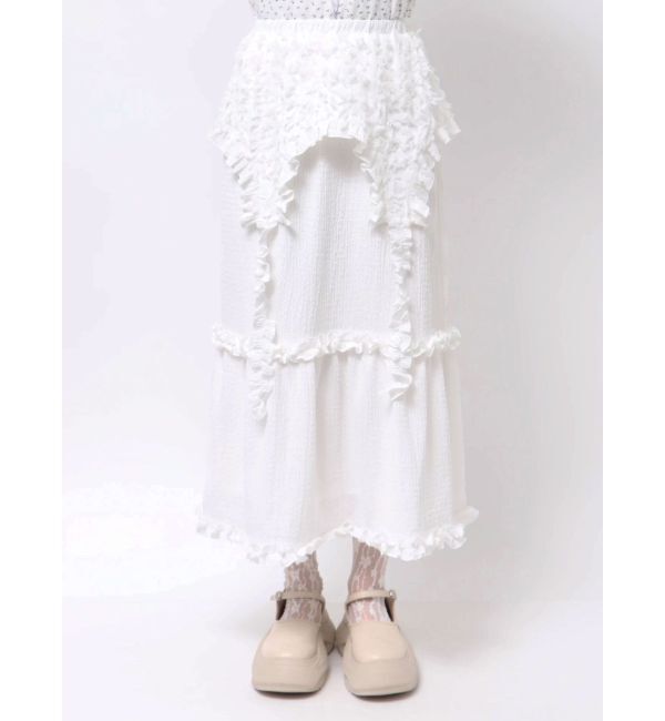 merry jenny「ガーターフリルスカート」|スカート|
