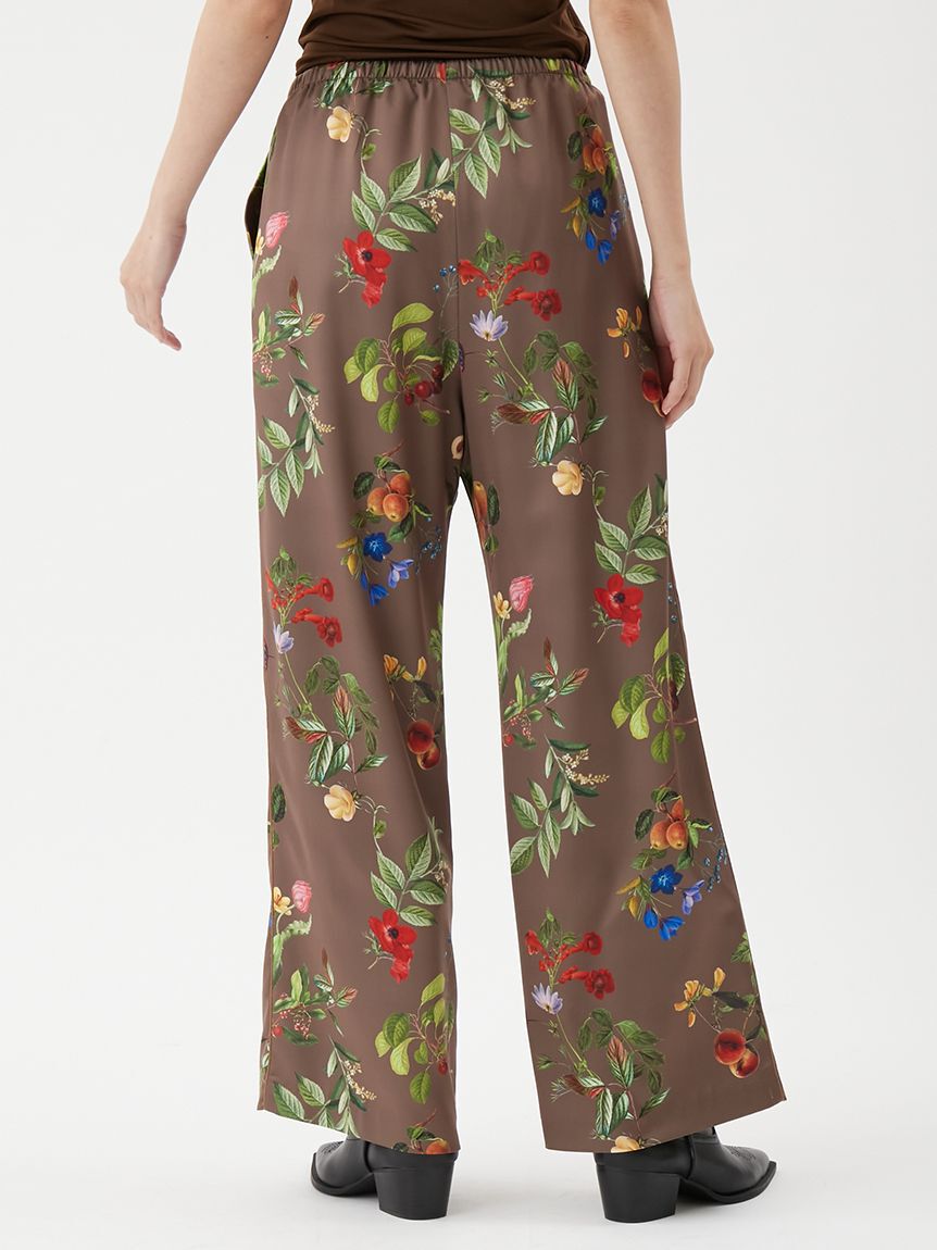 Mila Owen「【00サイズあり】ボタニカルウエストゴムイージーパンツ」|チノ|