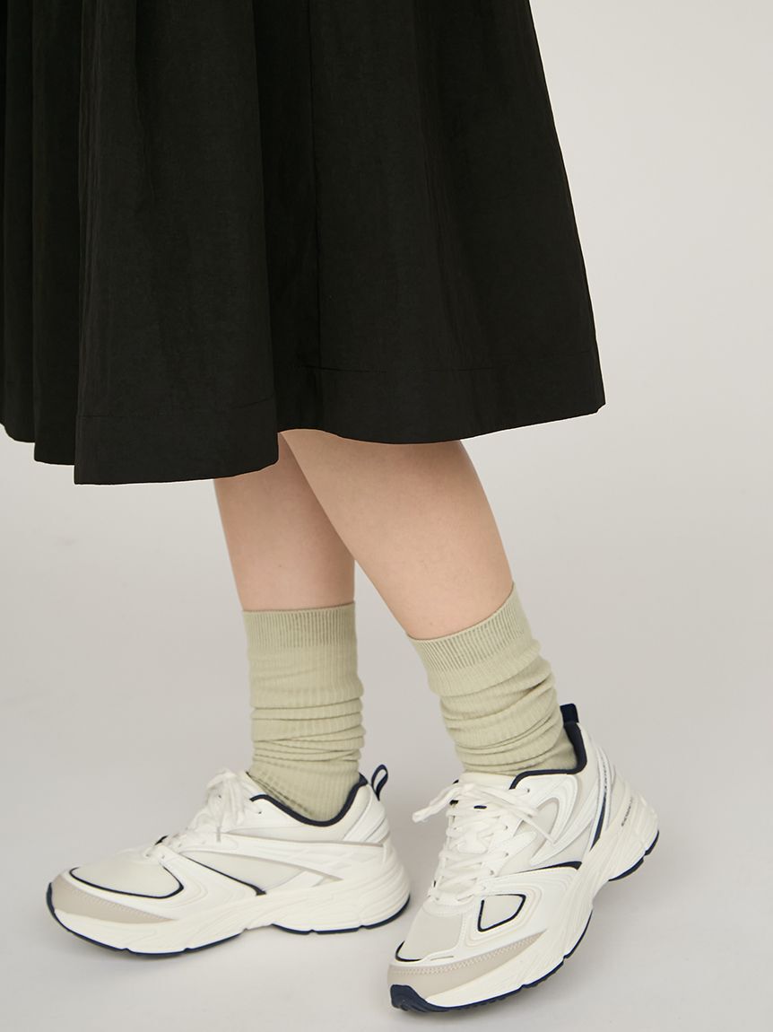 emmi atelier「ナイロンミディスカート」|スカート|