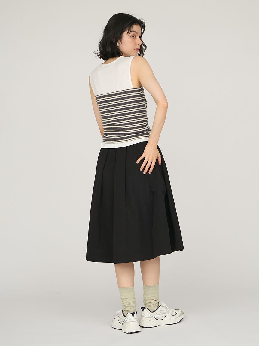 emmi atelier「ナイロンミディスカート」|スカート|