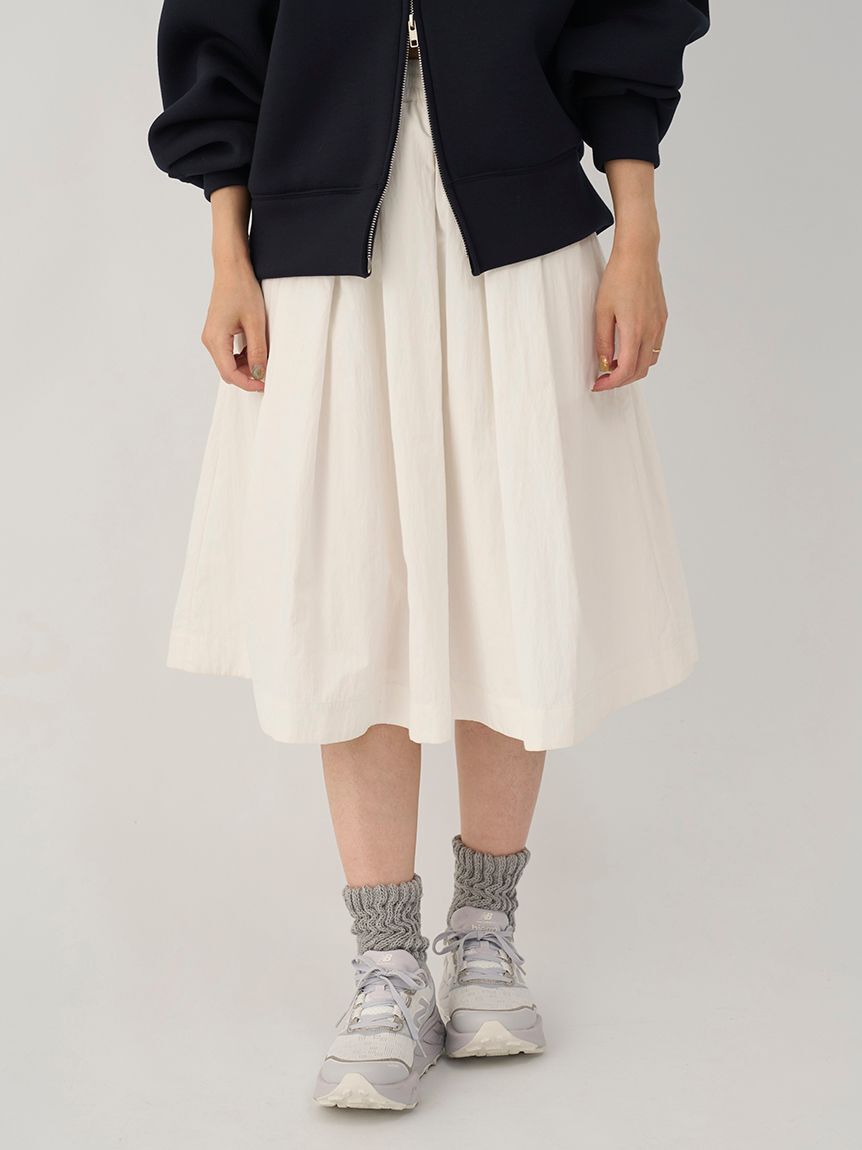 emmi atelier「ナイロンミディスカート」|スカート|