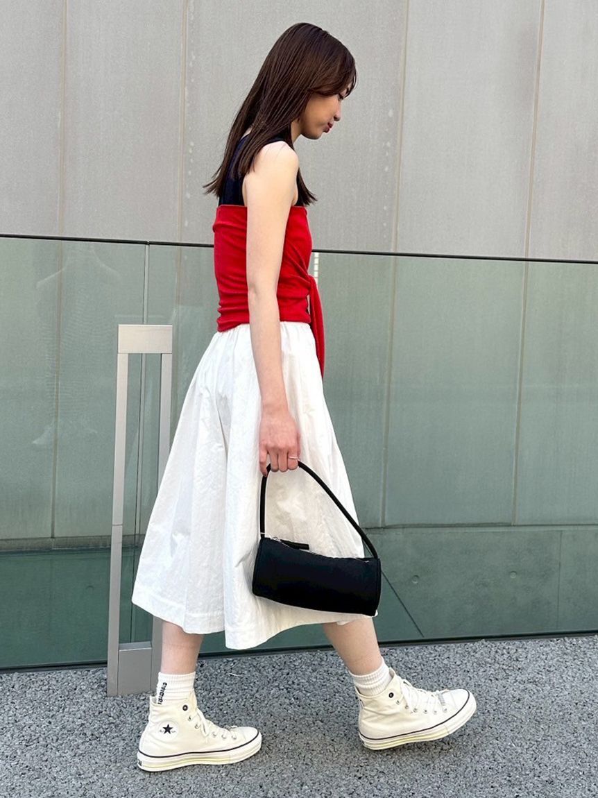 emmi atelier「ナイロンミディスカート」|スカート|