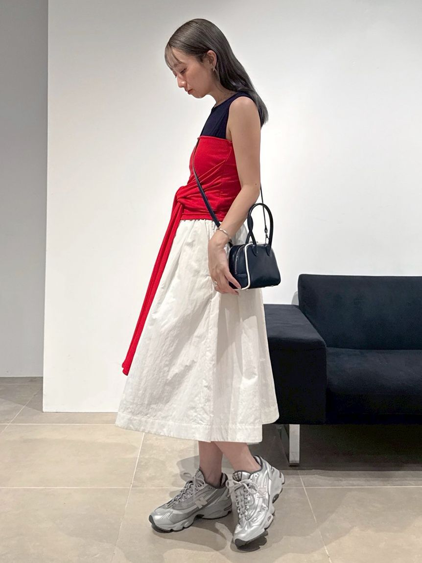 emmi atelier「ナイロンミディスカート」|スカート|