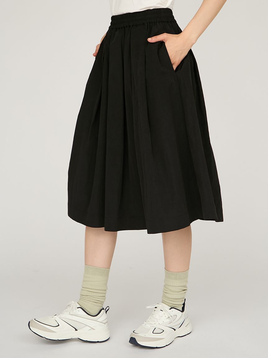 emmi atelier「ナイロンミディスカート」|スカート|