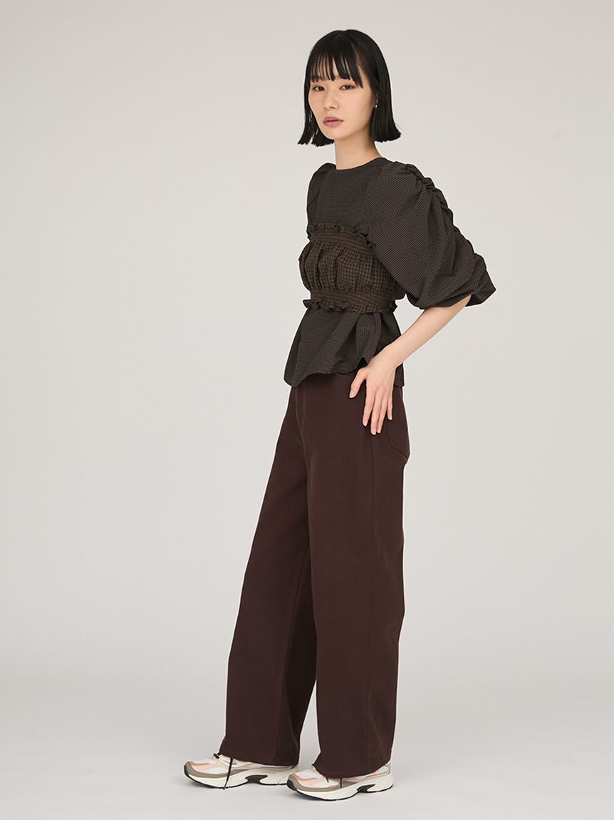 emmi atelier「ルーズデニムパンツ」|デニム|