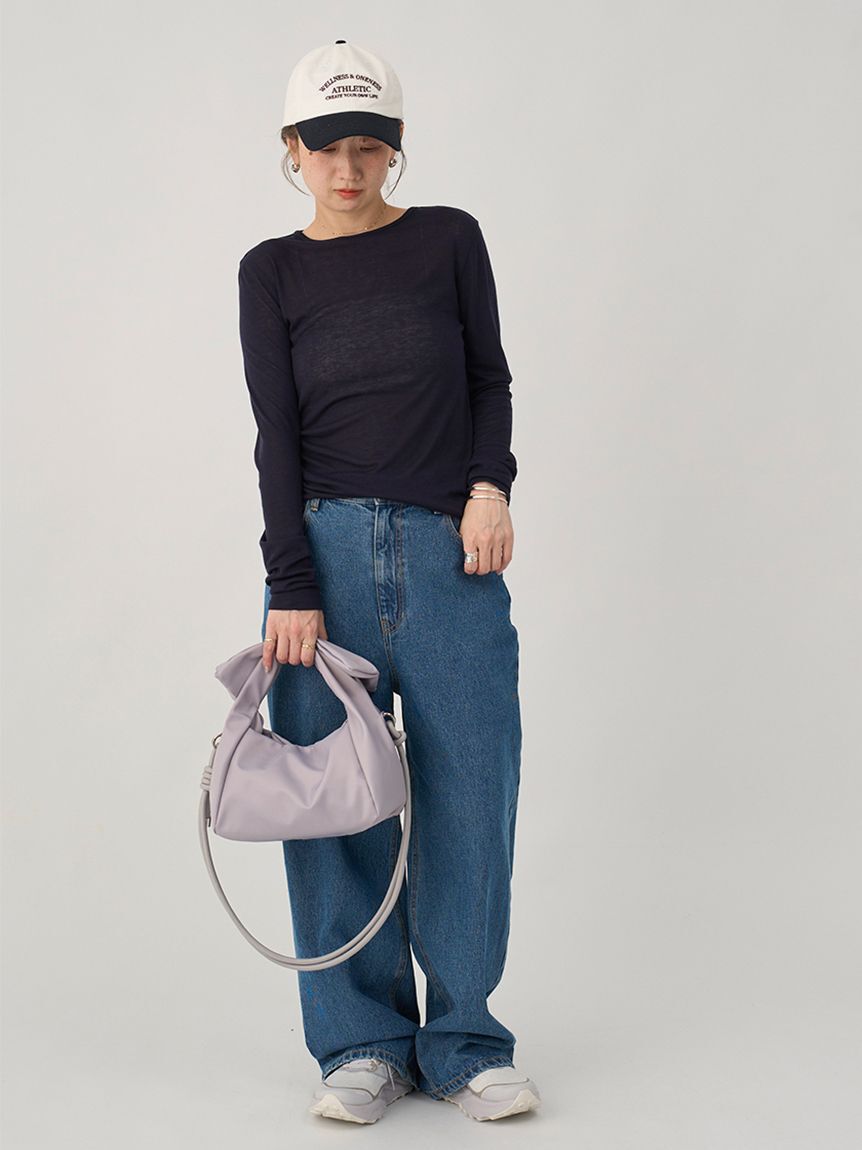 emmi atelier「ルーズデニムパンツ」|デニム|