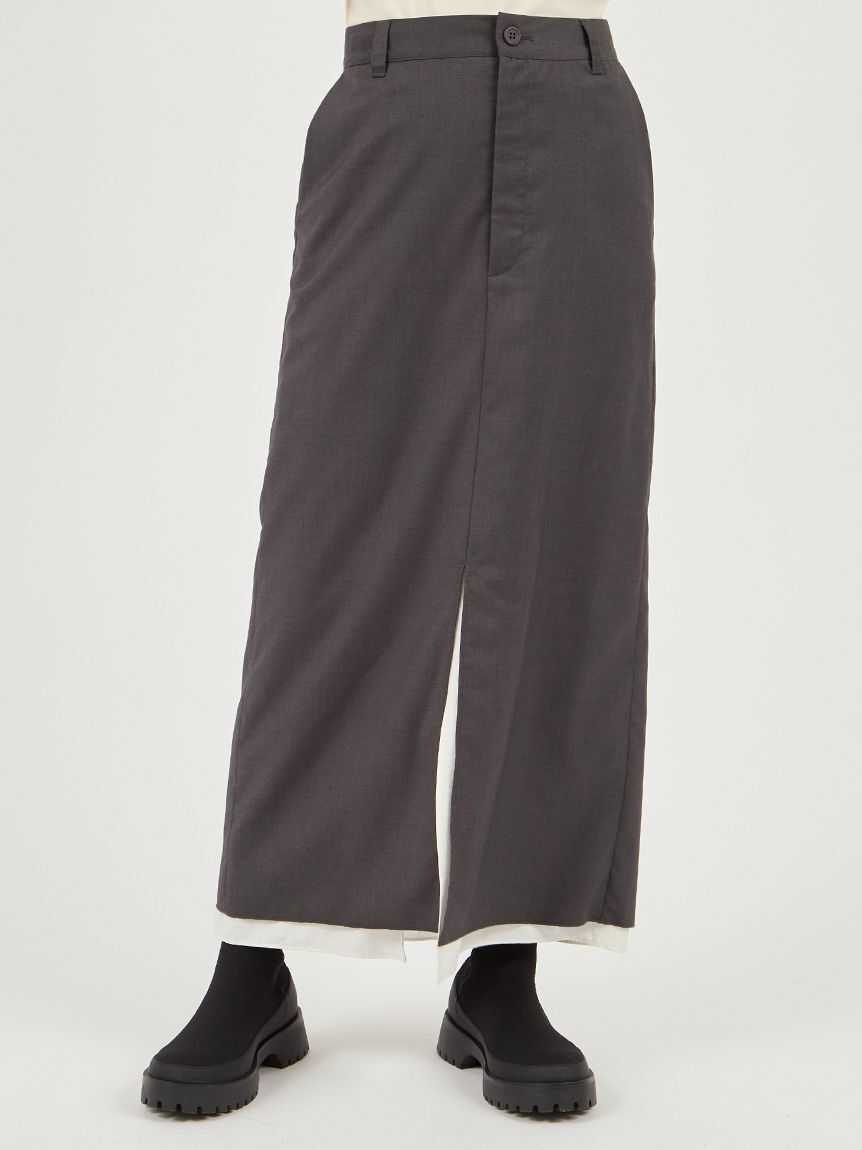 emmi atelier「レイヤードIラインスカート」|スカート|