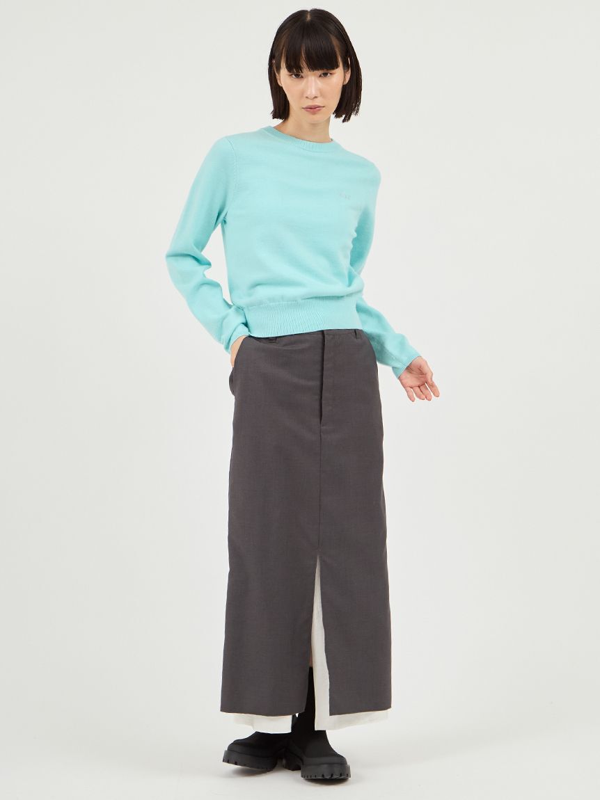 emmi atelier「レイヤードIラインスカート」|スカート|